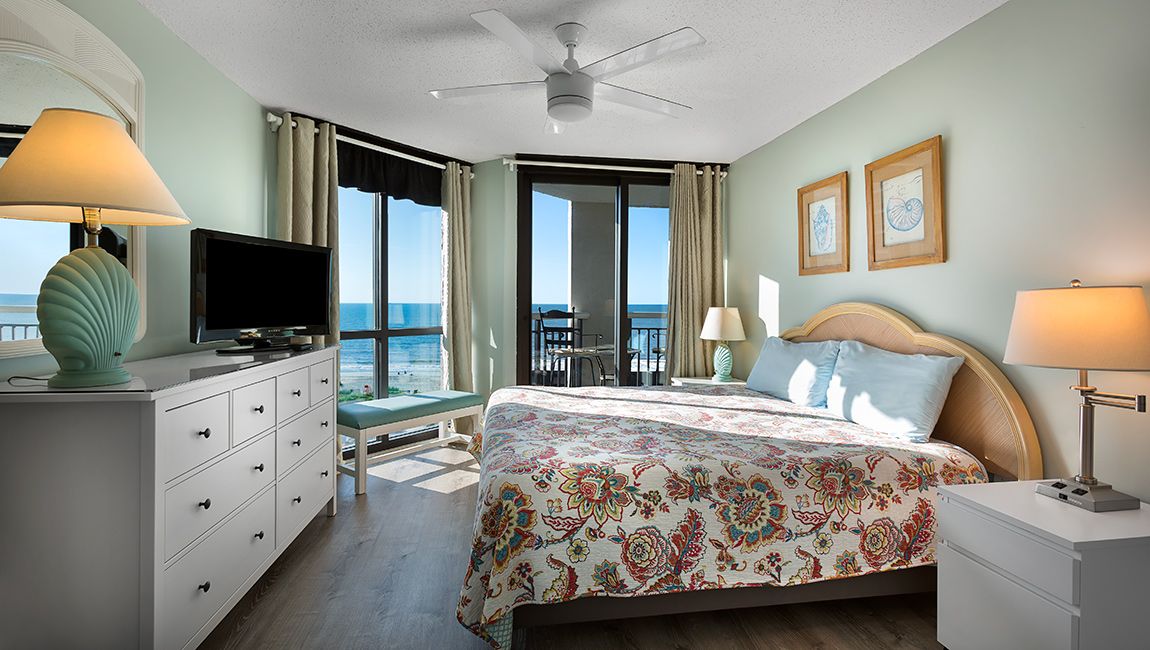 Ocean View 2 Bedroom Master Bedroom Myrtle Beach